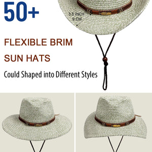 Straw Sun Hat Cowboy Style